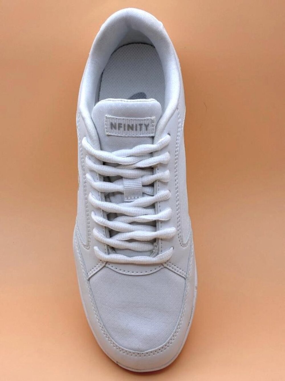 EUC Nfinity Womens 6.5 White Fearless Cheerleading Low Top Cheer Shoes Sneakers - Picture 5 of 13